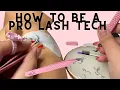 HOW TO FAN ON THE SPOT How to fan as you lash Fan making Zee Lashes