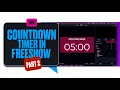 HOW TO CREATE COUNTDOWN TIMER IN FREESHOW PART 2 FreeShow