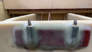 Subdivisions and preparing for the screws that will secure the seat hatch