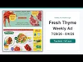 Fresh Thyme Weekly Ad 26 - 26 Best Deals