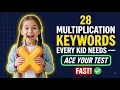 28 Multiplication Keywords Every Kid Needs Ace your TEST Fast