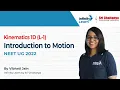 Kinematics 1D Motion - L1