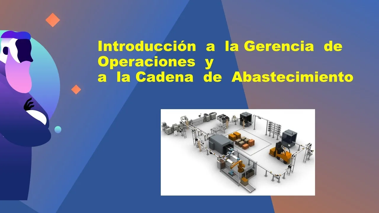 Introducción a la gerencia de operaciones y a la cadena de abastecimiento
