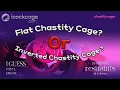 New Product Flat or Inverted Chastity Cage