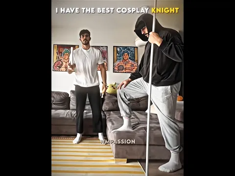 I Have The Best Cosplay Knight 💀 #trending #knight #cosplay #trollface