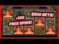7 FREE SPINS BONUS AT 200 MAX BET CLEOPATRA CASINO SLOT MACHINE GAME AWESOME SPINS