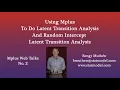Using Mplus to do LTA and RI-LTA Segment 16