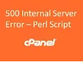 500 Internal Server Error How to Resolve it while executing CGI Perl Script