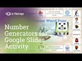 Teletherapy Tech Tools Using Dice or Number Generator Files