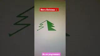 Merry Christmas Python Turtle We are programmers