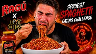 I Tried the WORLD S SPICIEST Spaghetti Challenge Made By Hot Ones INSTANT REGRET