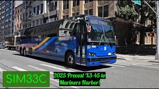 2025 Prevost X3-45 1636 on the SIM33C