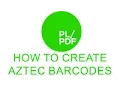 How to create Aztec Barcodes with