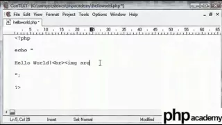 PHP Echo Function English