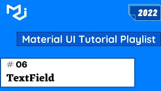 Material UI TextField Component Material UI Tutorial Material UI 5 TextField in Material UI