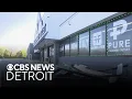 Investigators search for suspects who crashed SUV into Michigan dispensary