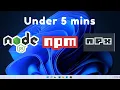 Node js Setup Install Node js NPM and NPX in Just 5 Minutes Windows