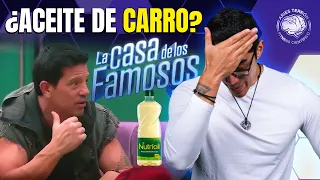Yahir repitió la mentira del “ACEITE DE CARRO” en La Casa de los Famosos