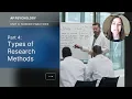 Unit 0 Part 4 Types of Research Methods Updated 2025