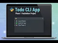 Todo CLI App Phase 1 Hackathon 2 Project In-Memory Task Manager