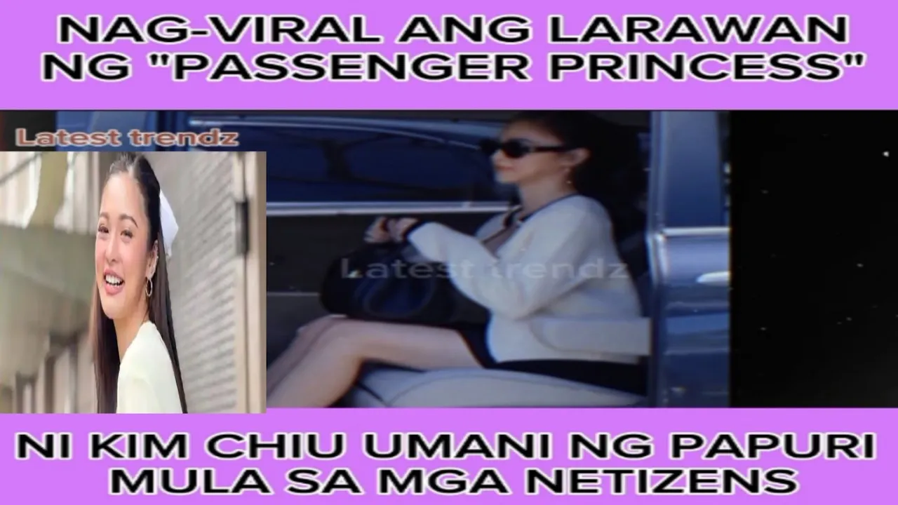 Nag-Viral ang larawan ng "Passenger Princess" Ni Kim ChiuUmani ng papuri  mula sa mga Netizens