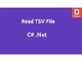 C Read TSV File