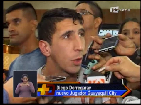 Nuevo refuerzo de Guayaquil City Diego Dorregaray arribó al país