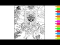 Coloring Ben Kenji Brooklynn Darius Sammy Toro Jurassic World Camp Cretaceous Coloring Pages
