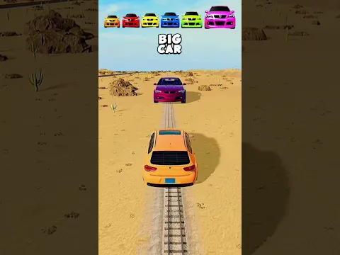 Tiny Car vs Giant car - Speed Crash Test! Who Survives? 😱 - BeamNG.Drive
