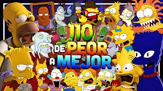 Las 110 CASITAS del HORROR de los SIMPSON: De PEOR a MEJOR | #MegaColaboración