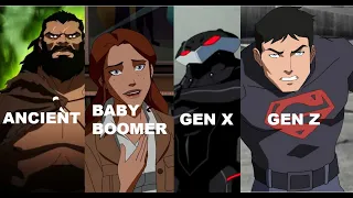 young justice year of birth season 1 season 4 