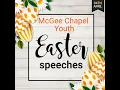 2021 Easter Speeches