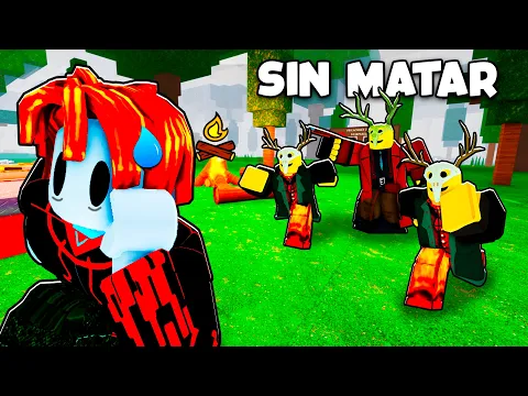 Video Thumbnail: Sobreviví SIN MATAR CULTISTAS en 99 NOCHES en el BOSQUE ROBLOX