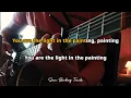 The Light in The Painting - Acoustic Karaoke | Original key (Lizzy McAlpine)