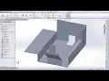 SolidWorks Sheet Metal Tutorial for Beginner - 1 Base Edge Flange Miter Flange Hem