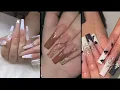 Awesome Coffin Nail Designs 145 Coffin Nail Art Ideas Coffin Nail Polish Coffin Nail Shape