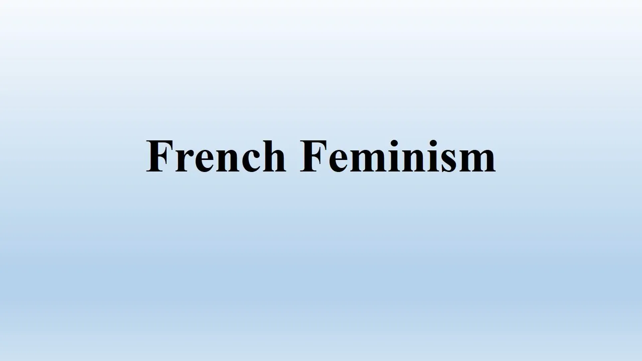 5.5.1 French Feminism