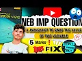 Swap Two Variables in JavaScript NEB Class 12 Board Important 2081