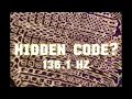 Hidden Code or Ancient Language in Liquid Sound Patterns 136 1 Hz OM Cymatics