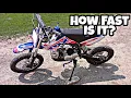 125cc SSR Pit Bike Top Speed Test - How FAST Is It Pit Bike Top Speed Run