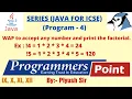 Series Programs in Java Program 4 JAVA FOR ICSE By Piyush Sir