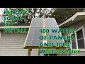 Renogy Solar Kit 400 Watts of panels and a 2000 Watt inverter