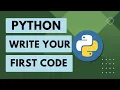 2 Python Basics Write your first Python Code