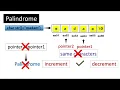 C Program to Check string palindrome or not using Pointer