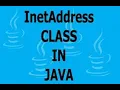 InetAddress Class JAVA