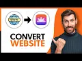 How To Convert Website to App Without Coding - Step By Step