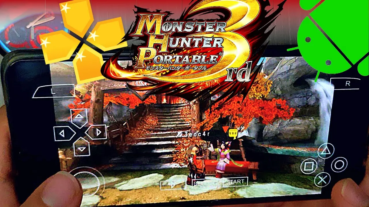 Monster Hunter Portable 3rd Android PPSSPP - Gameplay - PSP Emulator - Mobile 2022