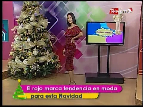 El rojo marca tendencia en moda para esta navidad