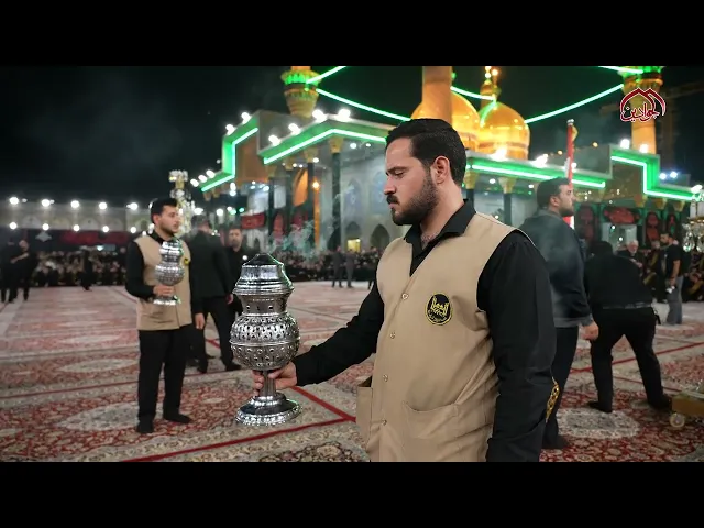 ⁣يُرفع لواء الحزن إيذاناً ببدء موسم العزاء الحسيني