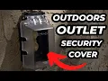 Weatherproof And Security Outlet Cover From Ultra Pro
